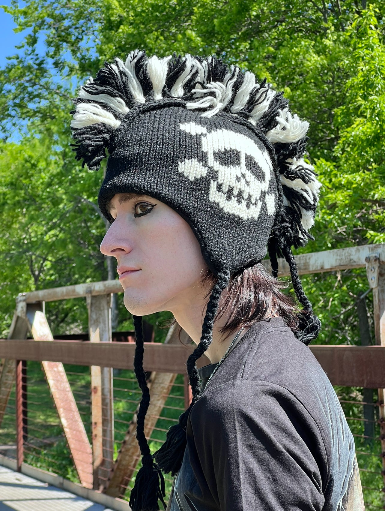 Whimsy Mohawk Skull Cap – PuzzleStack