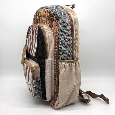 Lightweight Gheri Hemp Blend Day Backpack