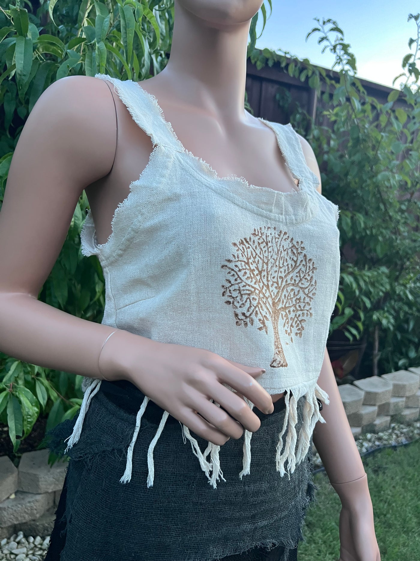 Tree Of Life Tassel Top