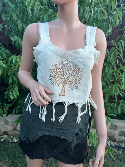 Tree Of Life Tassel Top