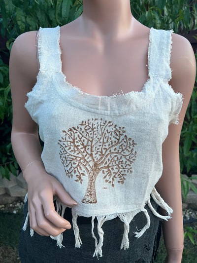 Tree Of Life Tassel Top