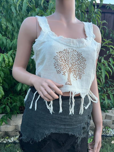 Tree Of Life Tassel Top