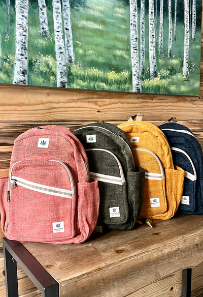 Pink Kumari Pure Hemp Backpack