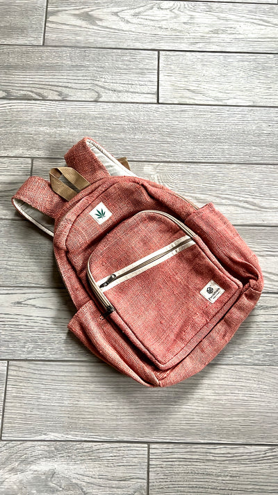 Pink Kumari Pure Hemp Backpack