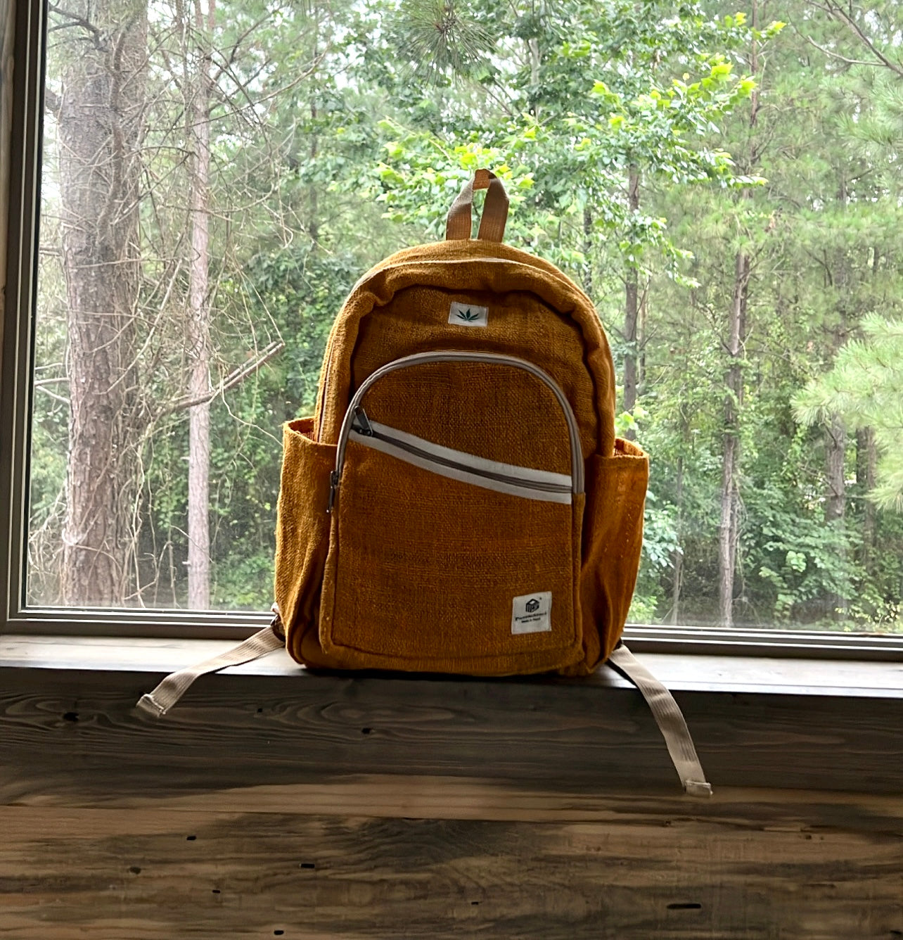 Yellow Kumari Pure Hemp Backpack