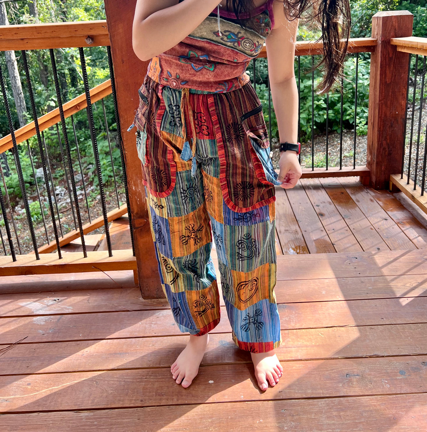 Earth Child Patchwork Pants